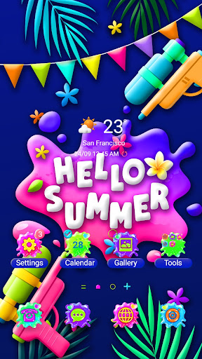 Android application Funny Water Gun - Wallpaper screenshort