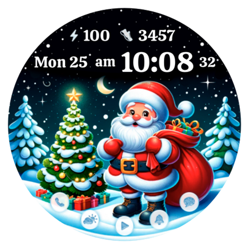 AZ279 Santa Claus Watch Face Download on Windows