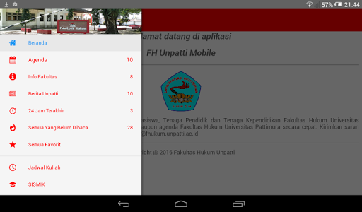 Faculty of Law Unpatti Mobile Screen 3