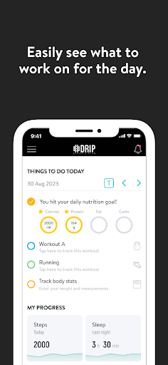 Screenshot of Drip Athletic Club
