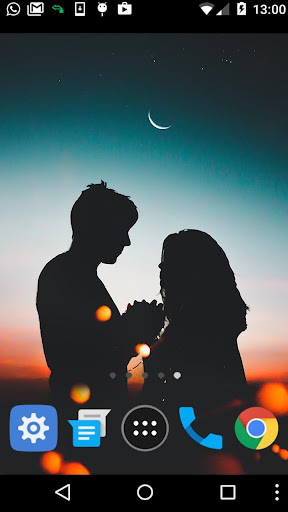 couple silhouette wallpaper Screen 2