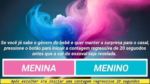 Chá Revelação Screen 3