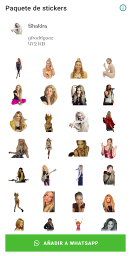 WAStickerApps - Shakira Sticke Screen 3