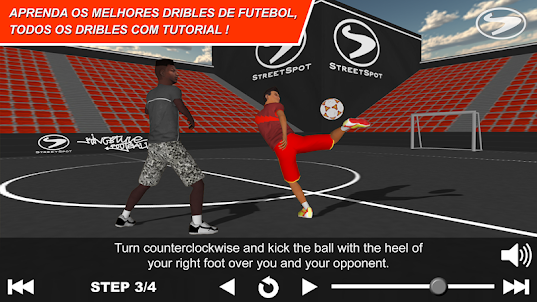 Dribles de Futebol em 3D