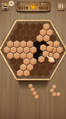 Wooden Hexagon Fit: Hexa Blockのおすすめ画像3