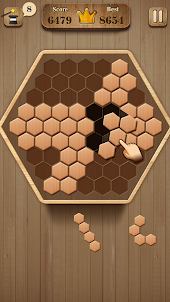 Wooden Hexagon Fit: Hexa Block