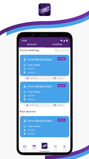Launch Bungee Fitness screenshot 6