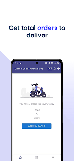 Android application Recipto Rider screenshort