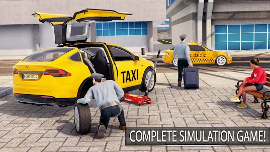 Taxi-Auto-Fahrspiel 3DLaufwerk