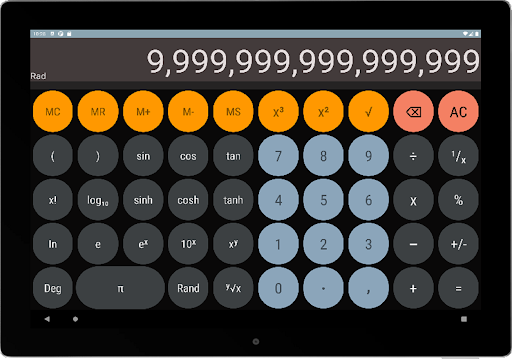 Android application Calculator screenshort
