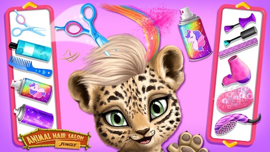 Jungle Animal Hair Salon – Styling Game for Kids Mod Apk Download 3