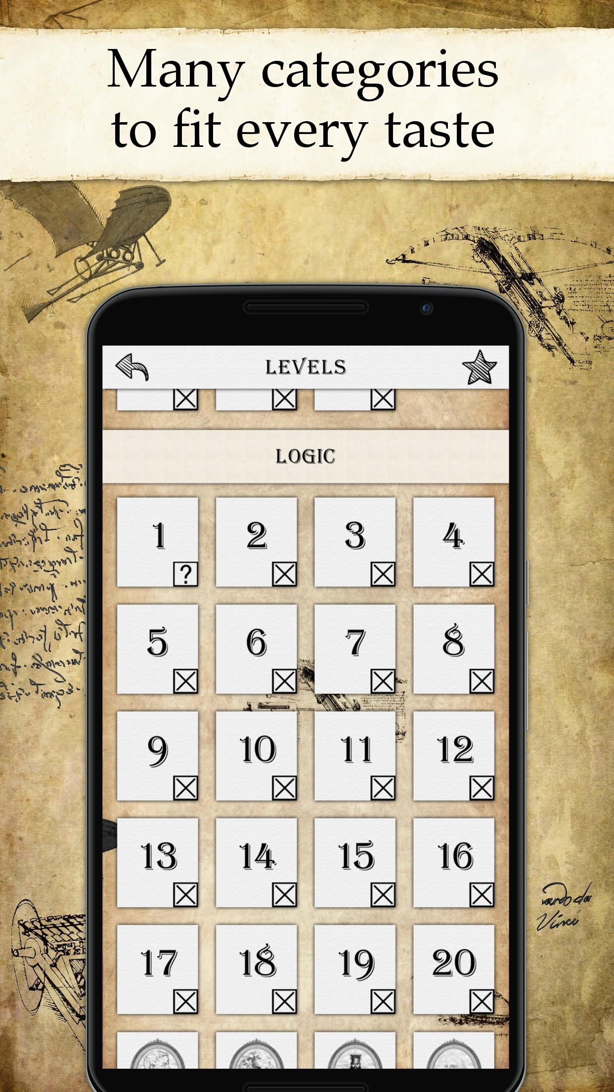 Android application Da Vinci Riddles: Mystery screenshort
