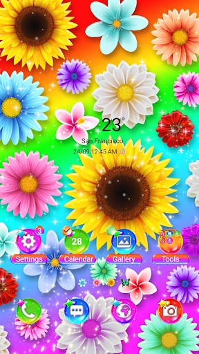 Android application Colorful Rainbow - Wallpaper screenshort