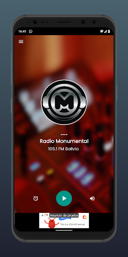 Radio Monumental Bolivia Screen 2