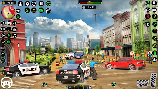 Offline Police Chase Car Game