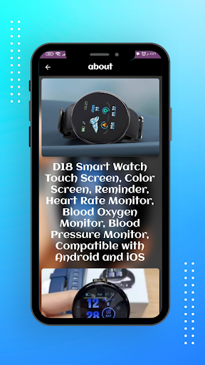 d18 smart watch guide Screen 2