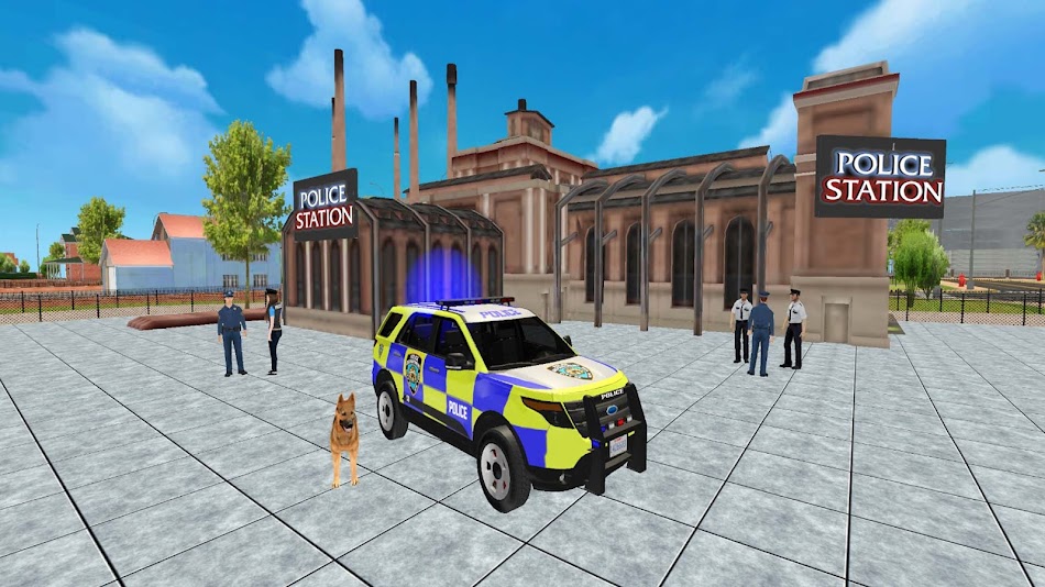 #7. Police Car Chase: Police Game (Android) By: Games Coder