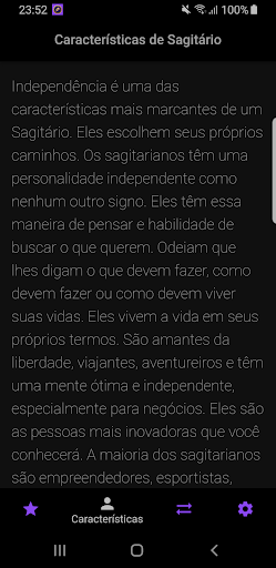 Horóscopo Sagitário BR 2023 Screen 2