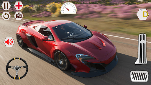 Android application Drive Simulator McLaren 650 screenshort