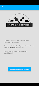Thank The Kitchen User