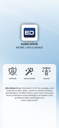 Android application Ejderoğlu Döviz A.Ş. screenshort
