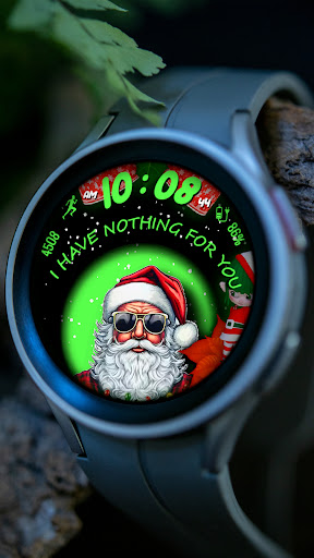 Angry Santa Color Watchface