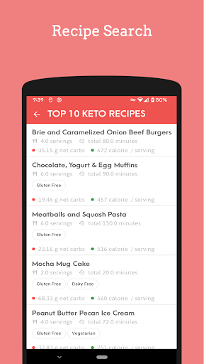 550 Keto Recipes For Beginners Screen 2
