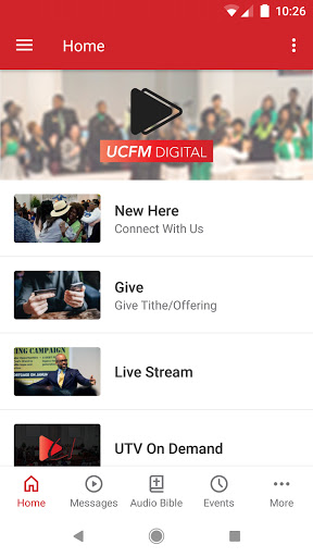 Android application UCFM APP screenshort