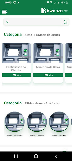 Android application Kwanza ATM screenshort