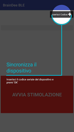 Android application BrainDeeBLE screenshort