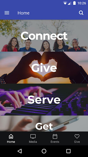 Android application Gospel Centre Church screenshort