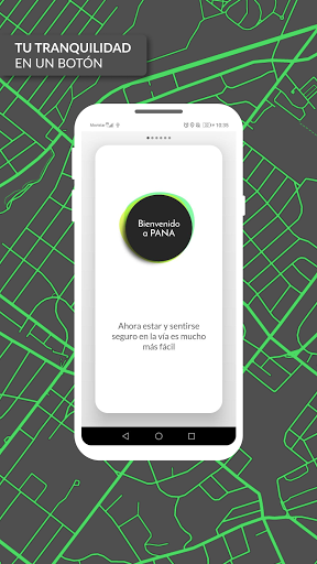 Android application PANA: Cuidamos tu camino screenshort