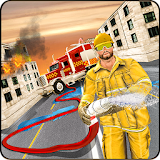 Firefighter City Hero  Rescue Duty icon