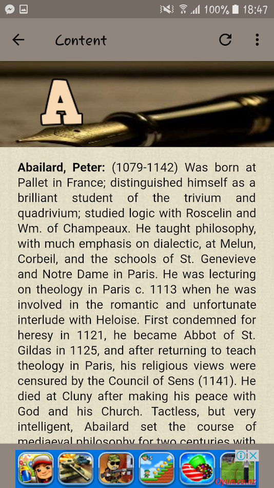 #4. Philosophy Dictionary (Android) 게시자: Blue Programing