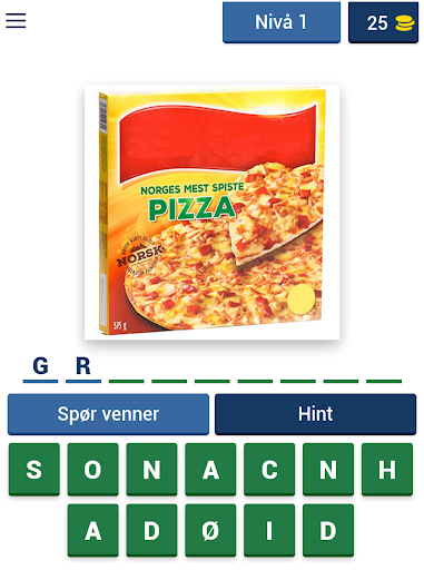 Norsk Mat Quiz Gjett Matvarer