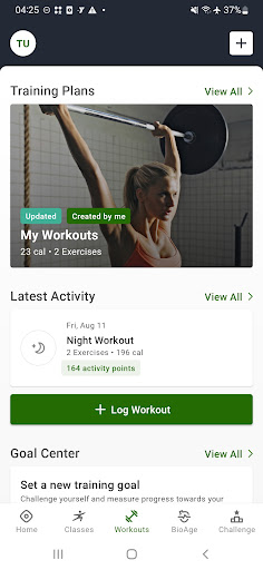Flow SportsClub Screen 3