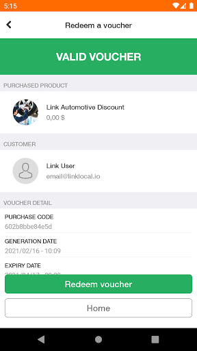 Link Local Admin Screen 3