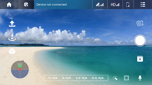 Android application FALCONDRONE screenshort
