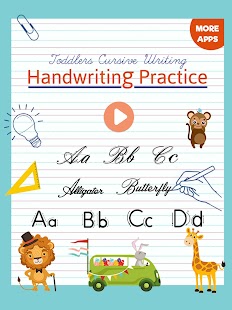 Kids Learn Cursive ABC Writing Capture d'écran