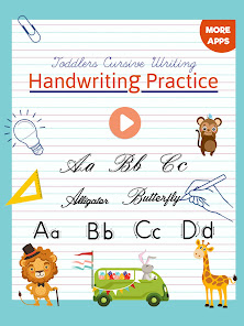 Captura 9 Kids Learn Cursive ABC Writing android