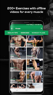 Fitvate - Home & Gym Workout Trainer Fitness Plans  Screenshots 1