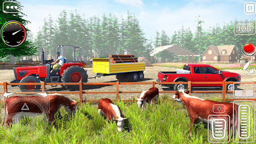 Farmer Tractor Driving Games 12