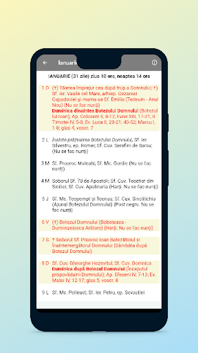 Calendar Creştin Ortodox 2024 Screen 3