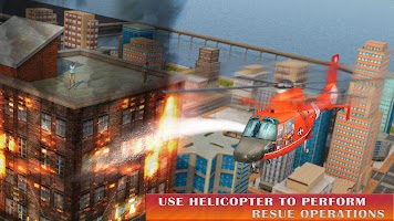 Fire Truck Driving: Helicopter Rescue