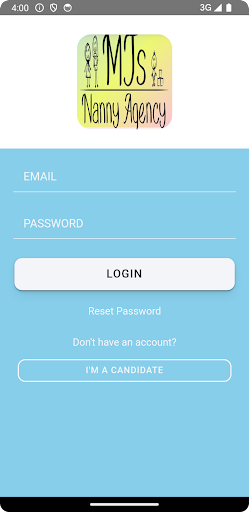 Android application MJS Nanny Agency screenshort