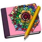 Coloring Book Mandala icon