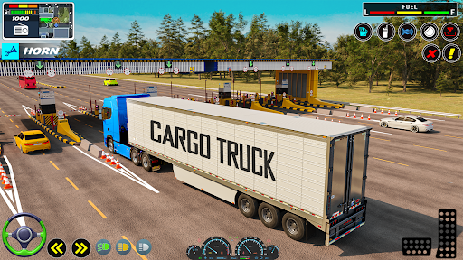 US Cargo Truck Transport 3D 11