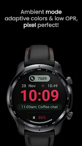Glance X: Wear OS watch face