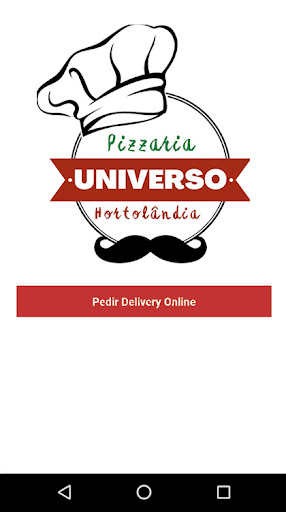 Android application Pizzaria Universo Hortolândia screenshort