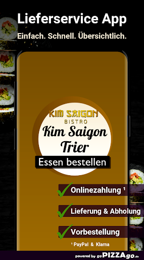 Android application Kim Saigon Bistro Trier screenshort